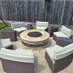 6-Person/11 Piece Patio Seating Set