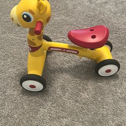 Toy Giraffe Push Or Ride