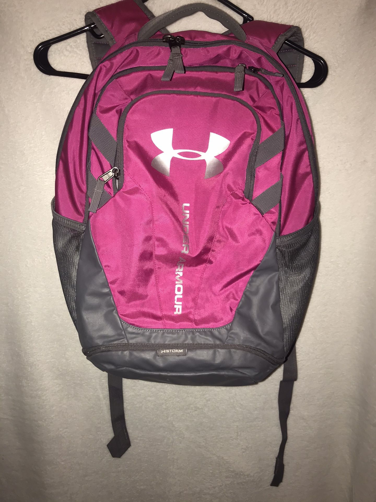 Pink under armor backpack