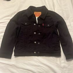 Kids Black Levi’s Jean Jacket 