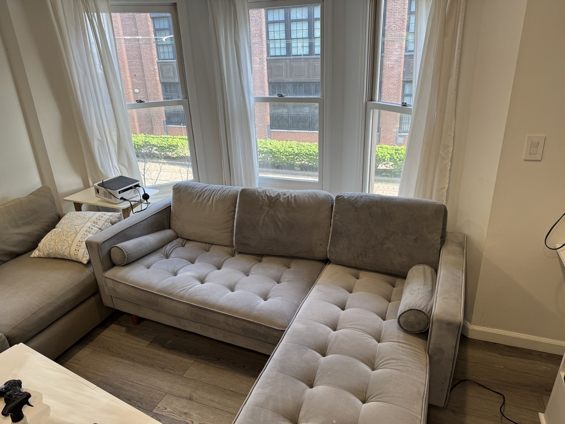 Grey/Blue Couch