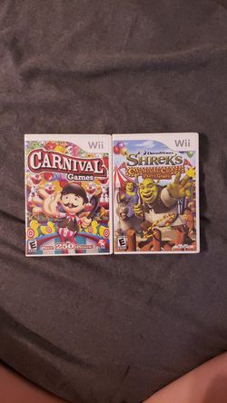 Wii Carnival Games & Shrek's Carnival Craze