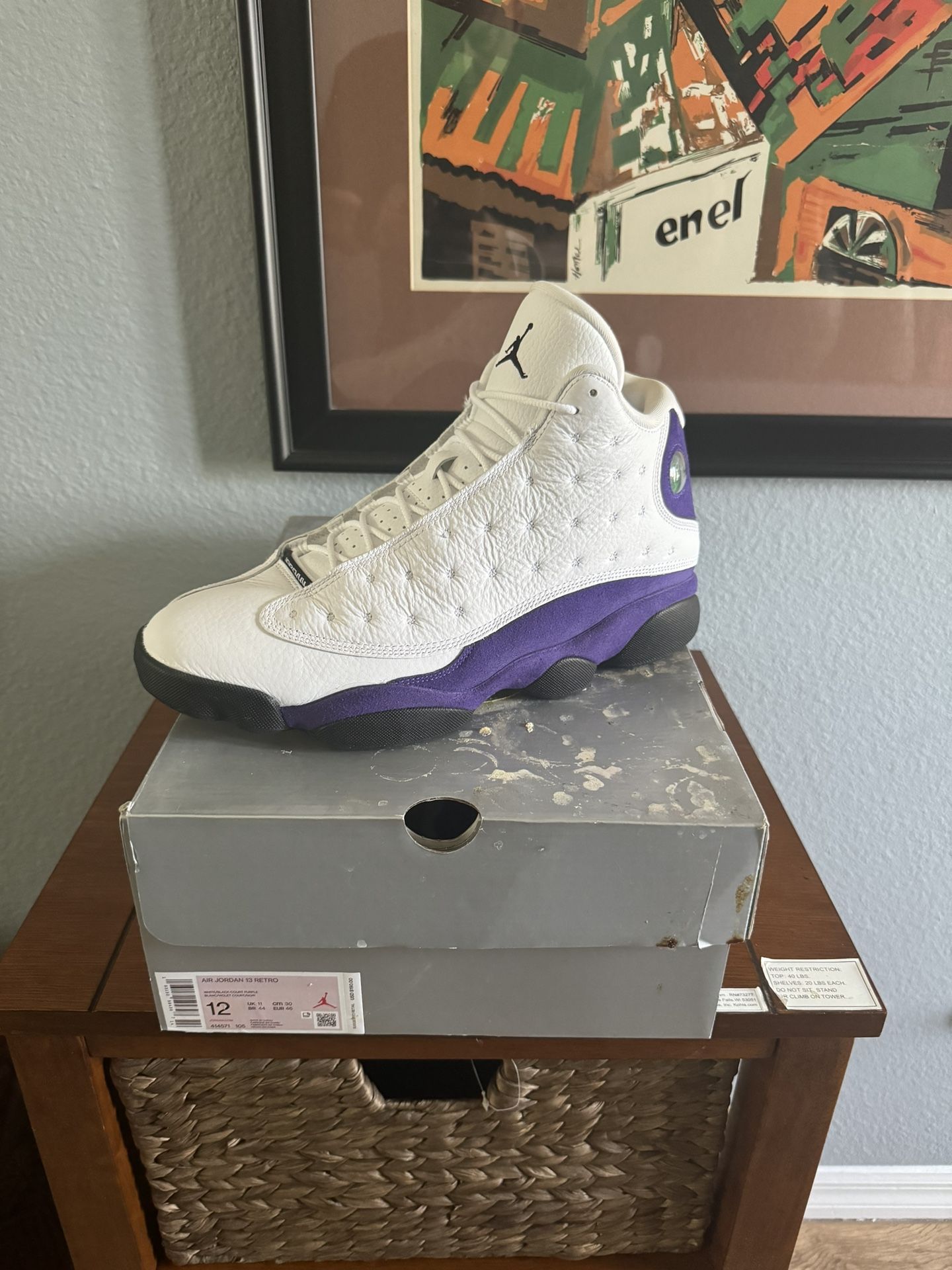 Size 12 Jordan 13 “Lakers”