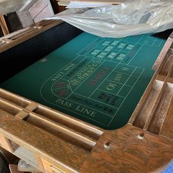 Craps table