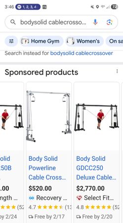 BODY-SOLID CABLE CROSSOVER MACHINE