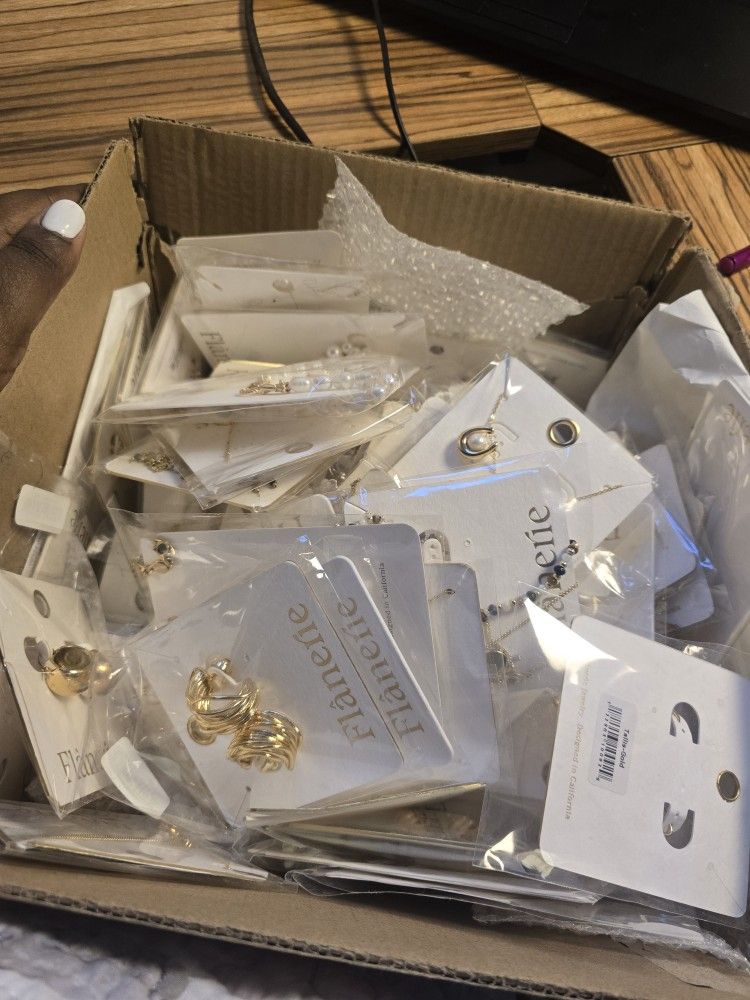 Case Of Non-Tarnish Gold Plated Jewelry