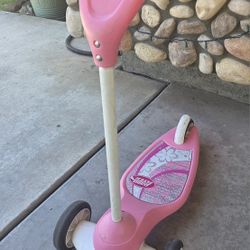 Pink Radio Flyer Scooter