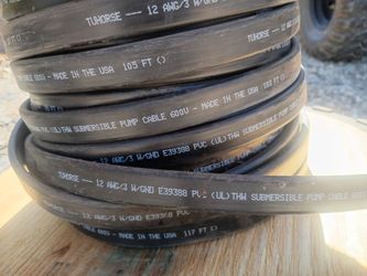 Submersible pump electrical cable