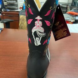 Nuevas botas vaqueras de piel para mujer