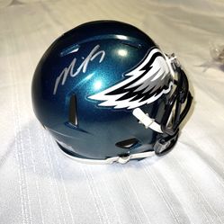 Mike Vick Eagles Mini Helmet SIGNED!!
