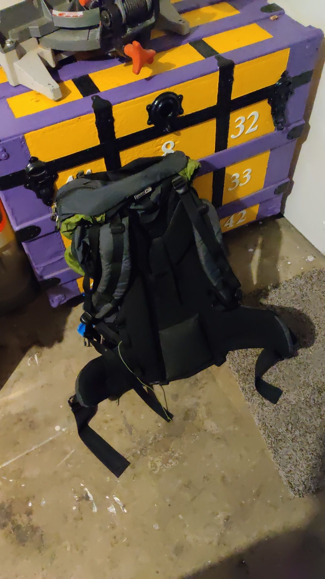 REI hiking backpack & mini