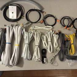 Ethernet and Networking Cables Pack - Various Types and Lengths