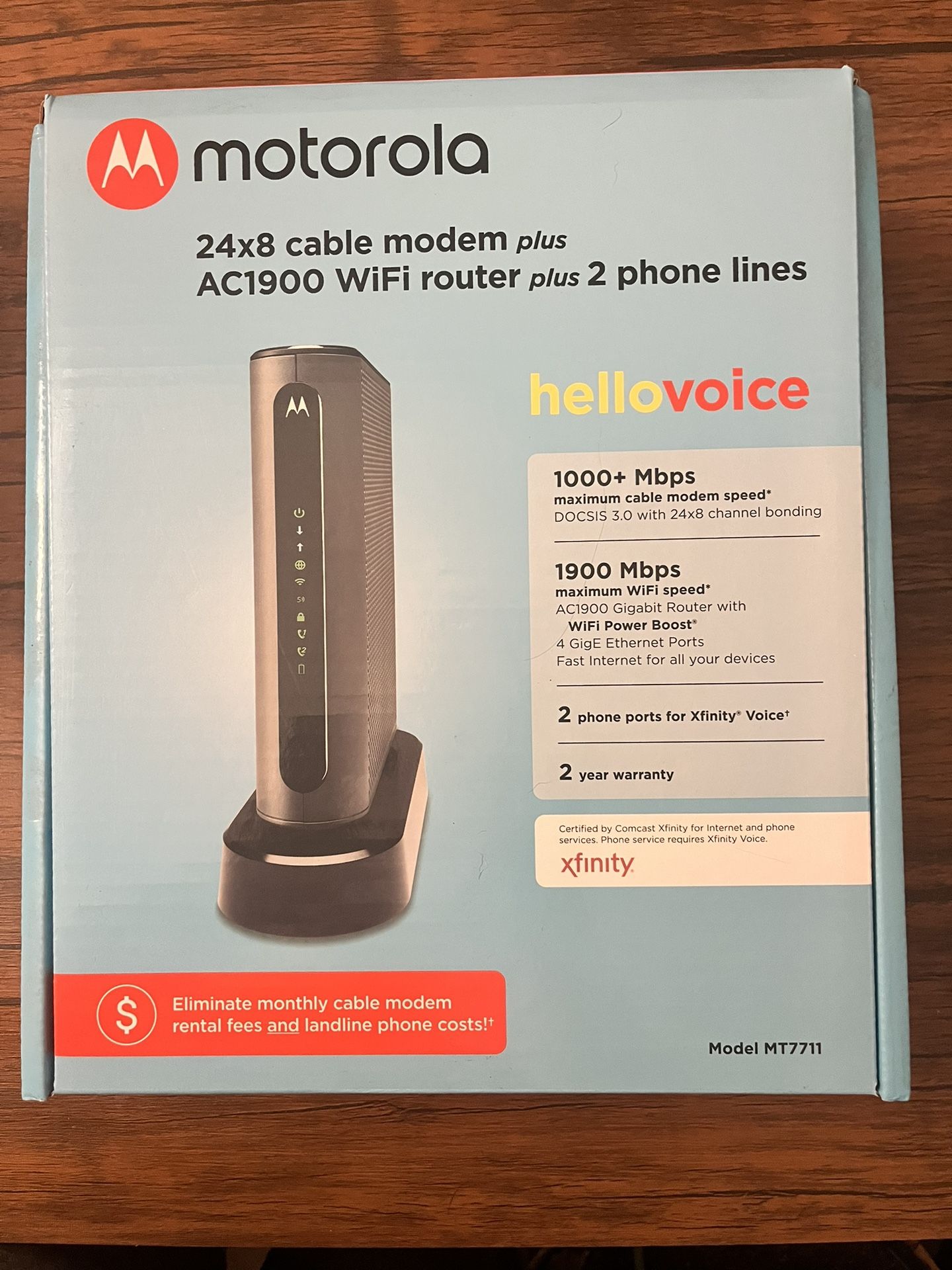Motorola Cable Modem MT7711