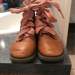 Size 13 Girls Leather Brt Red