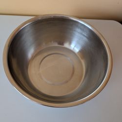 Multi-functional 28cm Stainless Steel Mixing Bowl for Baking and Kitchen Use, Large Sturdy round Basin for Dough, Washing Vegetables, Fruits, and Laun