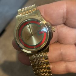 Designer Gold Watch