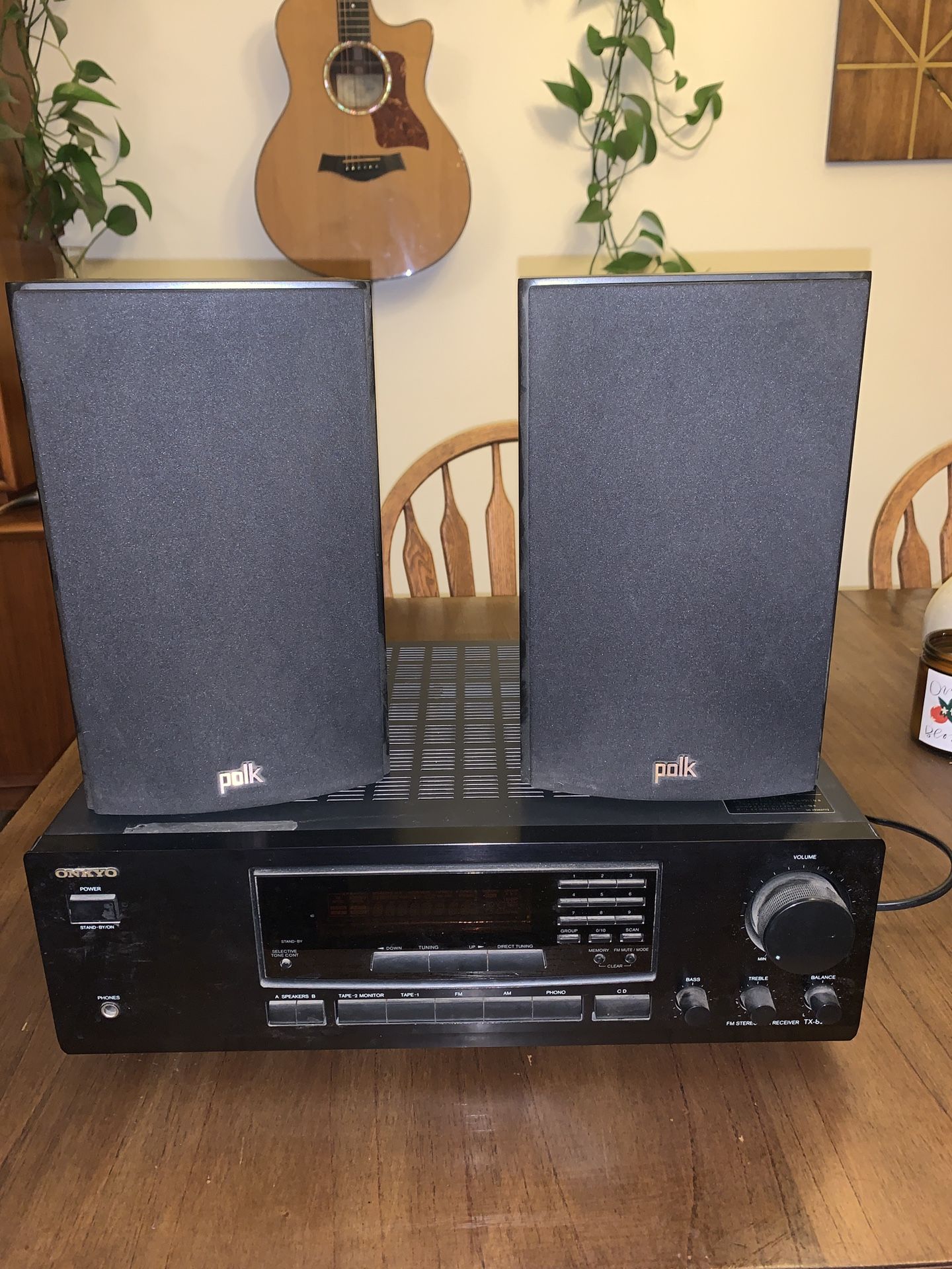 Polk Speakers And Onkyo Receiver