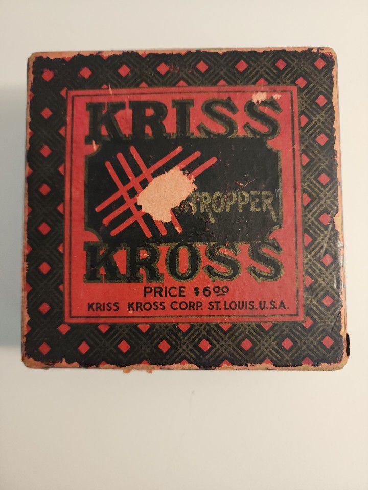 JUST IN!! Booth 10! Check this out! Kriss Kross stropper, razor