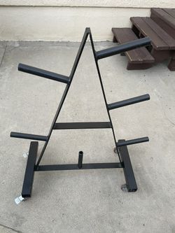 Weight Plates Rack.       25 Dollars 