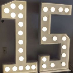 4ft Marquee Numbers 