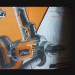 RIDGID CORDED MUD MIXER NEW 