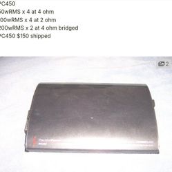 Precision Power 4 Channel Amplifier 
