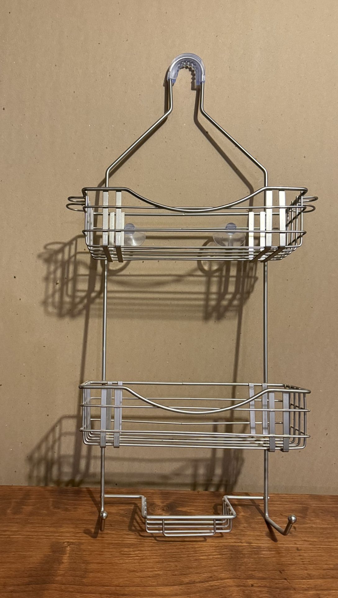 Brushed Nickel Shower Caddy 