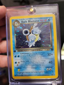 Dark Blastoise 1st edition rocket