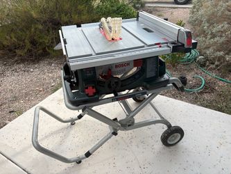 Bosch table saw and stand