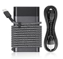 New Slim 65W USB C Laptop Charger for HP EliteBook, ProBook, Pavilion