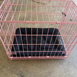 Small Dog Kennel With KONG Pad
