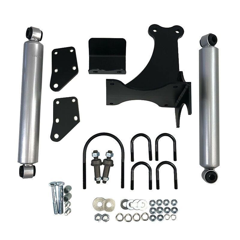 05-18 Fd F250 F350 Super Duty Dual performance Steering Stabilizer 2"-8" Lift(SS FD05 UP+COS SS FD05 x2