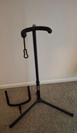 Black foldable guitar stand