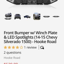 Off road front bumper