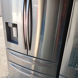 Four Door Refrigerator Stainless Steel Samsung
