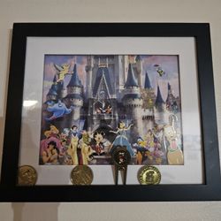 Disney Frames With Pins.