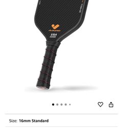 Jojolemon Shark 100 16 MM T 700 3k  Carbon Fiber Pickleball Paddle