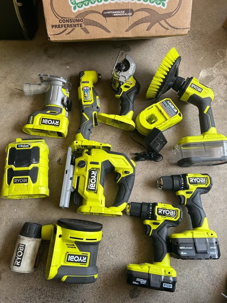 Ryobi 18v 9 Tool Combo Kit Herramienta