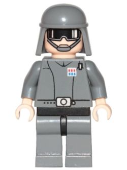 SW0178 General Maximillian Veers - Officer Uniform, Dark Bluish Gray Helmet