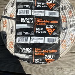 RomexBrand Indoor Non Metallic Cable. 250 Feet.