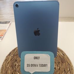 Apple IPad 10th Generation Tablet  - Pay $1 DOWN AVAILABLE - NO CREDIT NEEDED