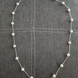 Champs Sterling Silver Necklace 36"