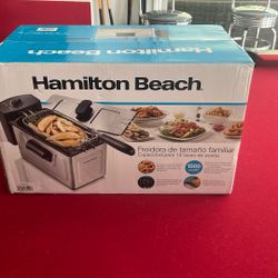 Hamilton Beach Family Size Deep Fryer 12 Cup Oil 