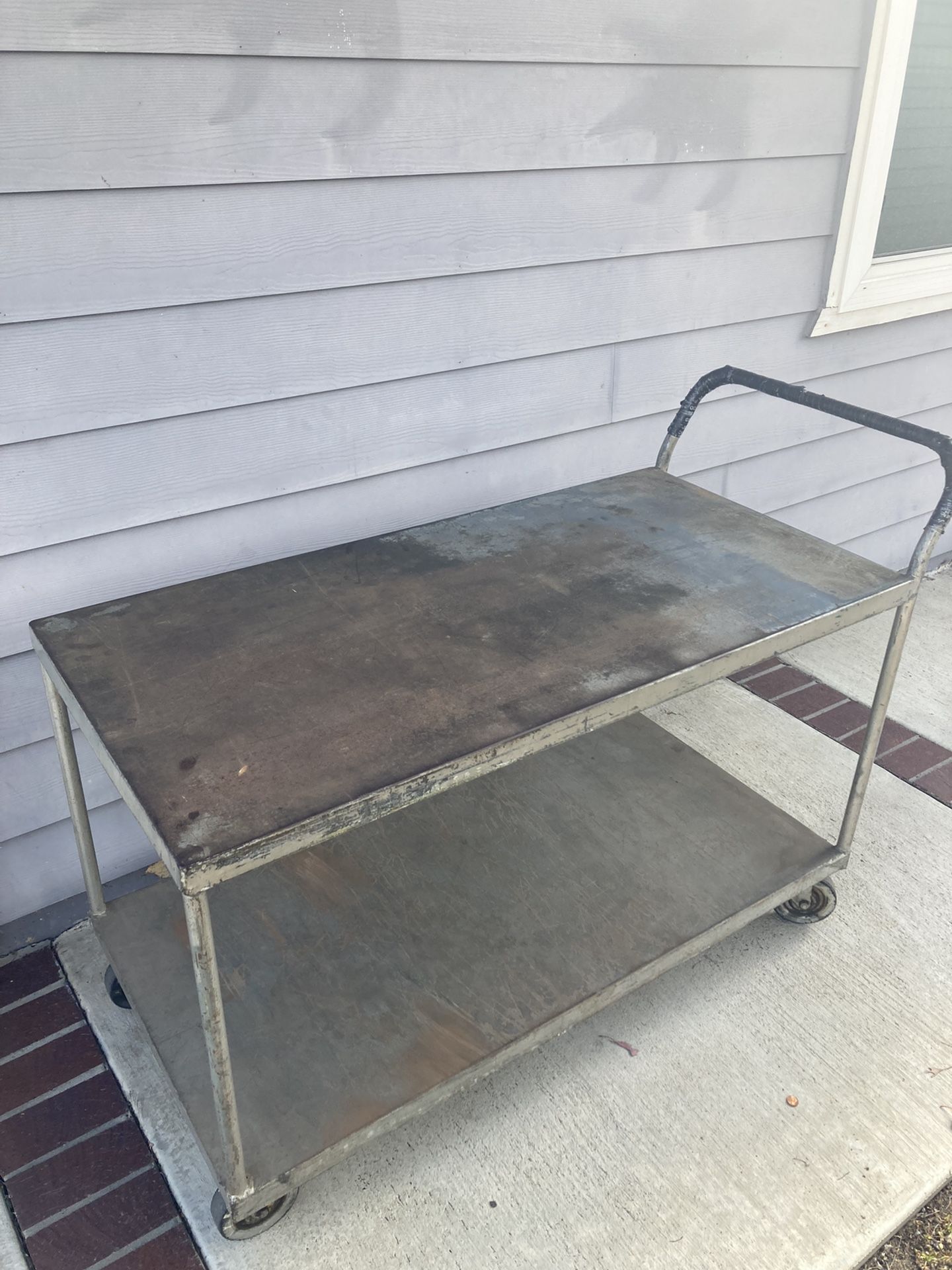 Industrial Cart Table
