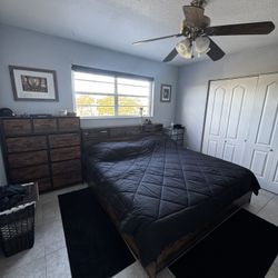 Bed , Mattress And Dresser