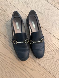 Black loafers