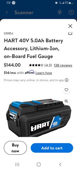 Harp 40v 5.0Ah Lithium-ion Battery