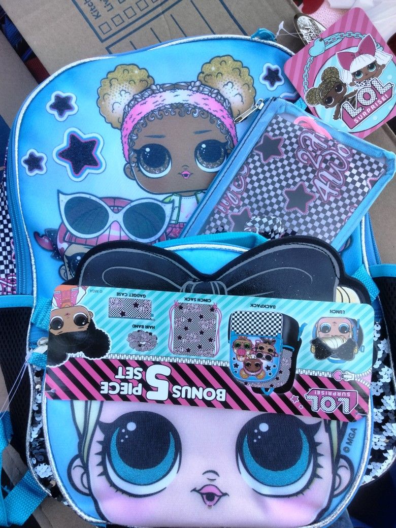 L.O.L Backpack Set