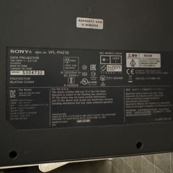 Sony Projector VPL-PHZ10