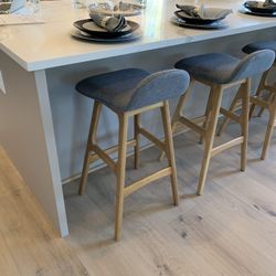Mid Century Modern / Scandinavian Bar Stools - 4